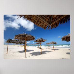 Poster Cabanas  Brazil da praia