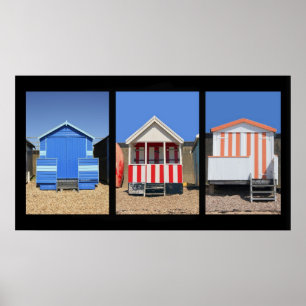 Poster Cabanas da praia