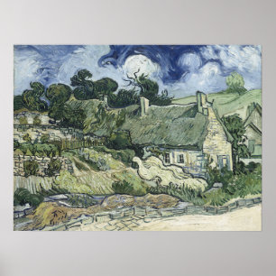 Poster Cabanas de Cordeville, Vincent van Gogh