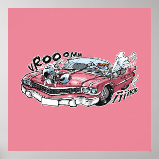 Poster cabbar baba dirige no cadillac rosa