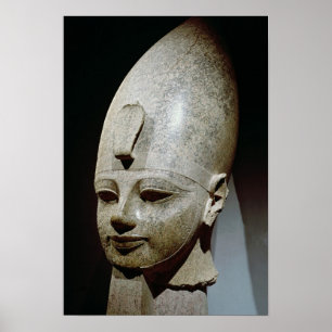 Pôster Cabeça colossal de Amenhotep III, do al-Qurnah