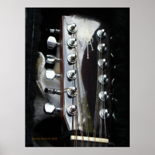 Poster Cabeça da guitarra