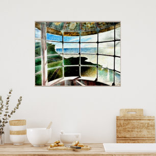 Poster Cabeça de Beachy do Farol de Belle Tout