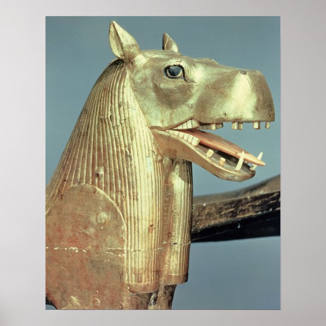 Pôster Cabeça de cabeceira na forma da deusa (Frente)