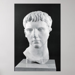 Pôster Cabeça de Caesar Augustus