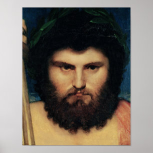 Poster Cabeça de Jupiter, estudo para Jupiter e Thetis