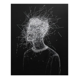 Pôster Cabeça de linha Rasgar Poster