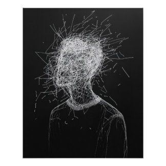 Pôster Cabeça de linha Rasgar Poster