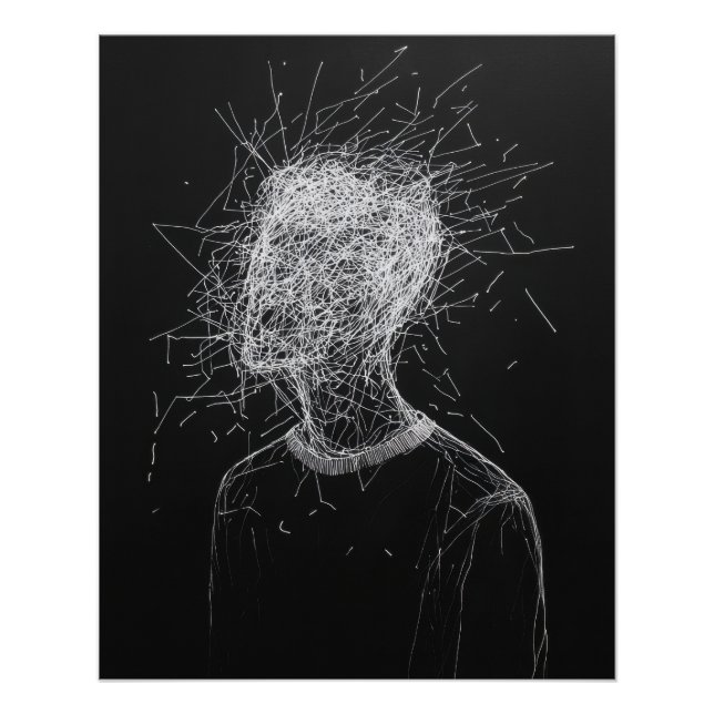 Pôster Cabeça de linha Rasgar Poster (Frente)