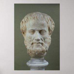 Poster Cabeça de mármore de Aristotle