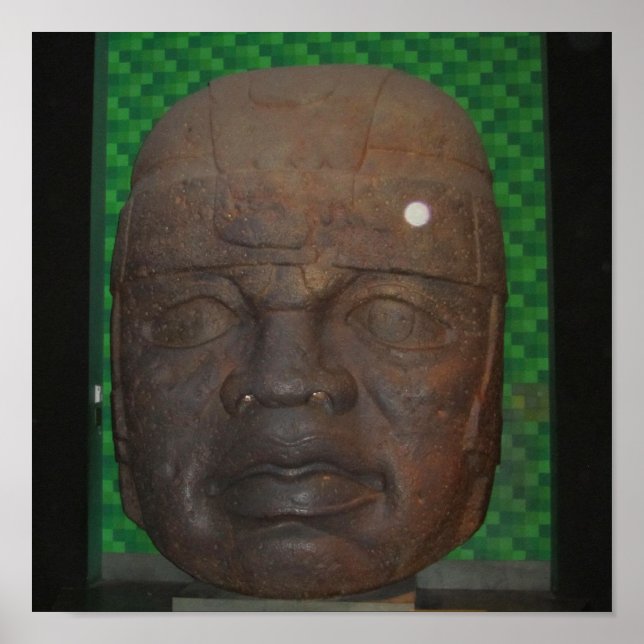 Poster Cabeça de Pedra Gigante (Frente)