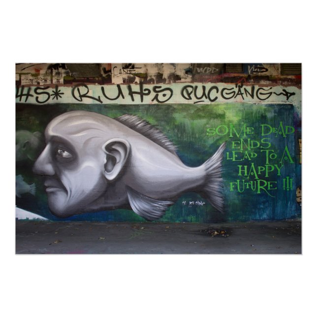 Pôster Cabeça de Peixe (Frente)