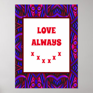 Poster Cabeça de Peixe Nova Deixa Jazz Funk Roxo Vermelho