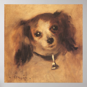 Pôster Cabeça de um Cão por Pierre Renoir, Arte Fina Vint