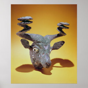 Poster Cabeça de uma Bull, de Iraque, c.2000 BC