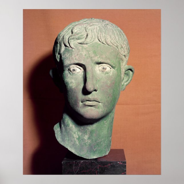 Pôster Cabeça de uma estátua de comprimento de cheio do I (Frente)