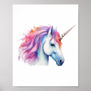 Poster Cabeça de Unicórnio