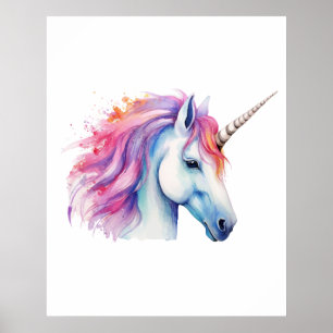 Poster Cabeça de Unicórnio