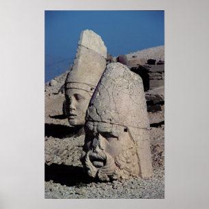 Pôster Cabeça de Zeus-Oromandes e uma deusa