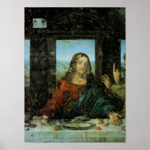 Poster Cabeça do cristo da última ceia