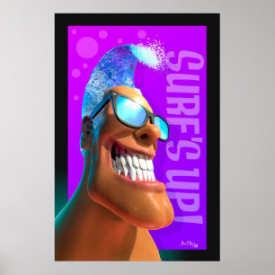 Pôster Cabeça encalhada - surf acima!