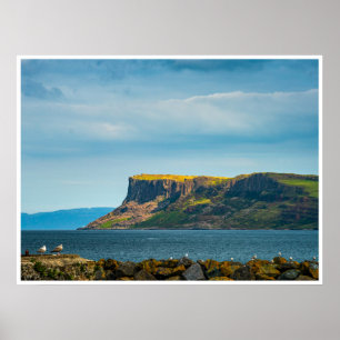 Poster Cabeça Justa Arte de Parede Irlanda do Norte Falés