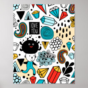 Poster Cabeça louca