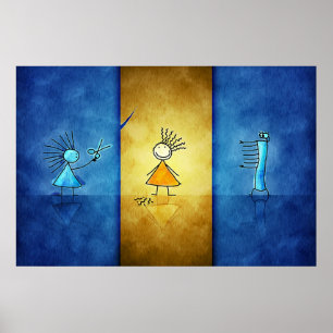 Pôster Cabeleireiro