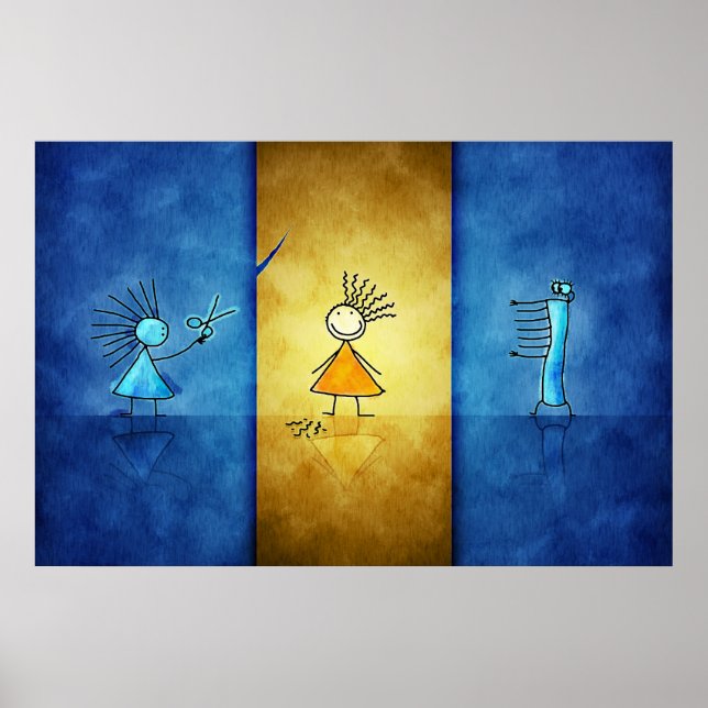 Pôster Cabeleireiro (Frente)