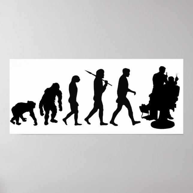 Pôster Cabeleireiro barbeiro (Frente)