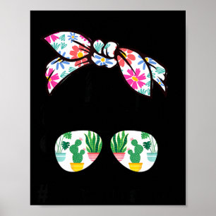 Poster Cabelo desarrumado mãe de planta vida de mãe plant