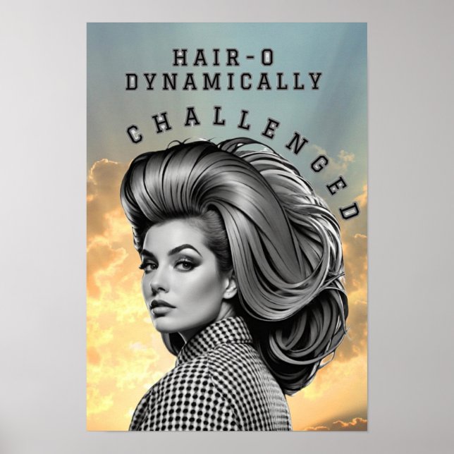 POSTER CABELO-O DINAMICAMENTE DESAFIADO (Frente)