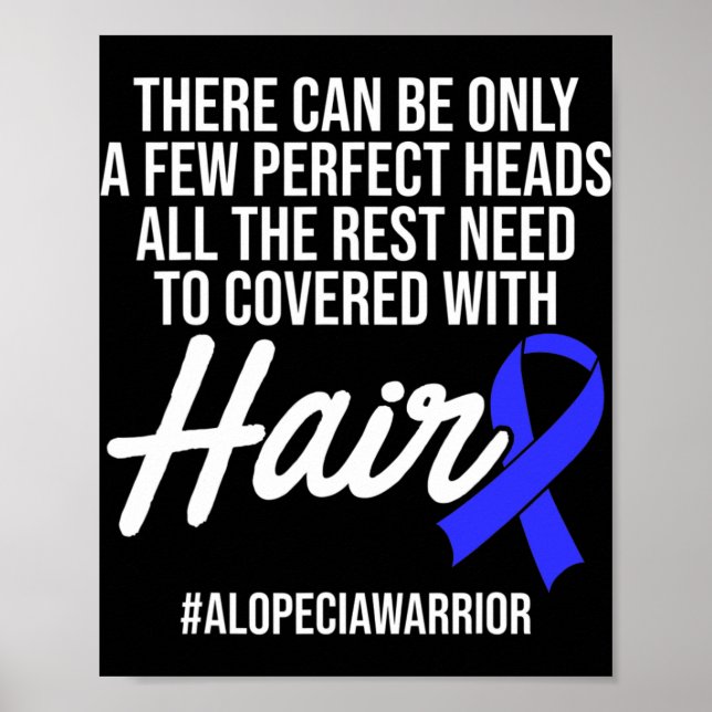 Poster Cabelo Perfeito Guerreiro da Perda de Cabelo Consc (Frente)