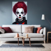 Cabelo vermelho de palhaço | Arte AI