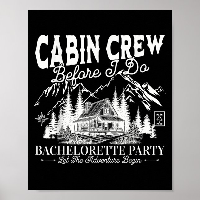 Poster Cabin Crew Before I Do Camp Bach Bachelorette Part (Frente)
