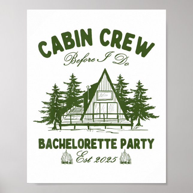 Poster Cabin Crew Before I Do Camp Bach Bachelorette Part (Frente)