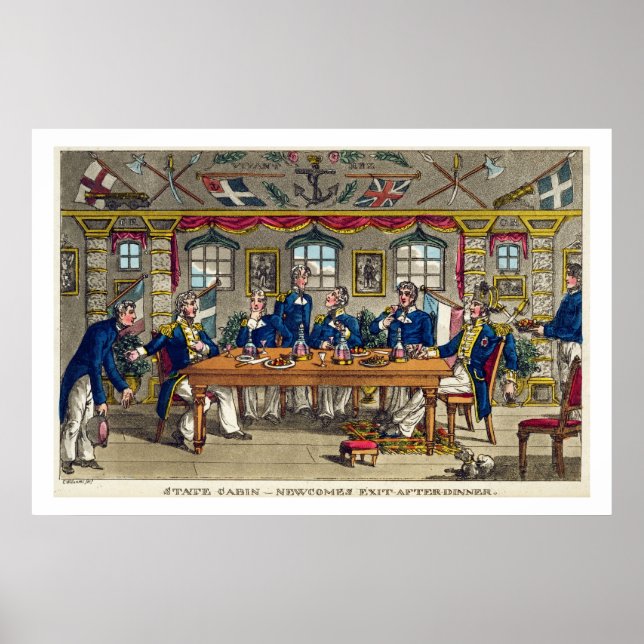 Poster Cabina de Estado, saída de Newcome após Janto, pla (Frente)