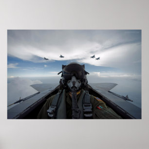 Pôster Cabina do piloto Selfie