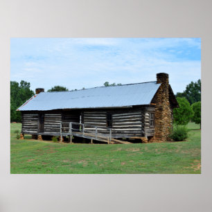 Poster Cabine de Log Antigo