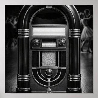 Poster Cabine de música