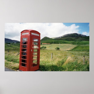 Poster Cabine de telefone em Scotland