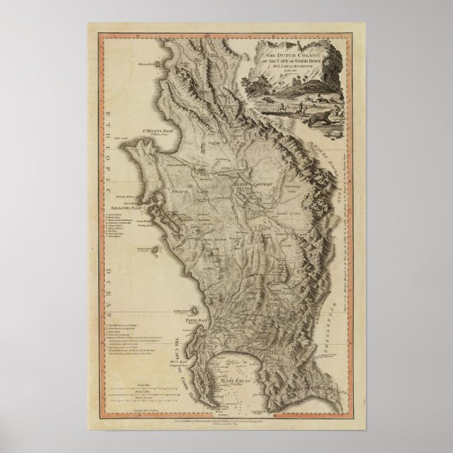 Pôster Cabo da Boa Esperança 2 (Frente)