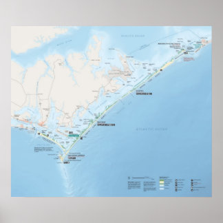 Poster Cabo Lookout National Seashore