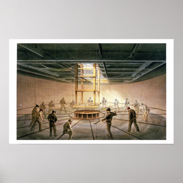 Poster Cabo que sai de uma das cisternas ao conselho da (Frente)