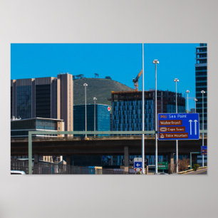 Poster Cabo Town Cityscape Signal Hill ZA África do Sul