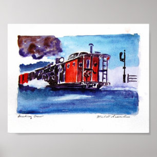 Pôster caboose-em-dianteiro