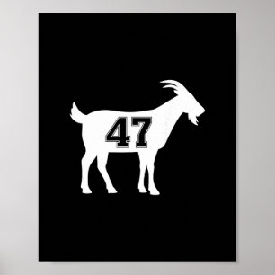 Poster Cabra 47 Trump Número 47 Presidente Trump Cabra 47