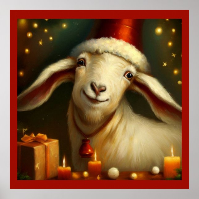 Poster Cabra de Natal 3 (Frente)