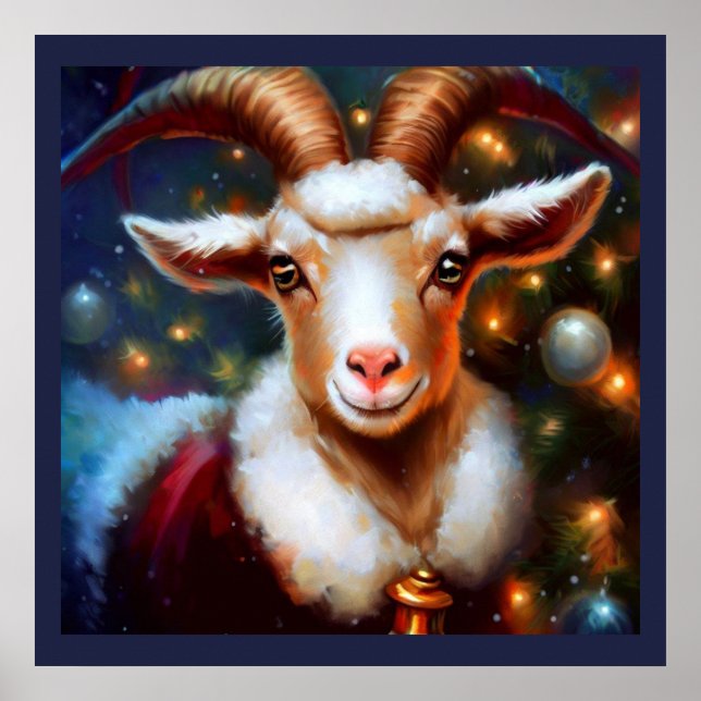 Poster Cabra de Natal 4 (Frente)