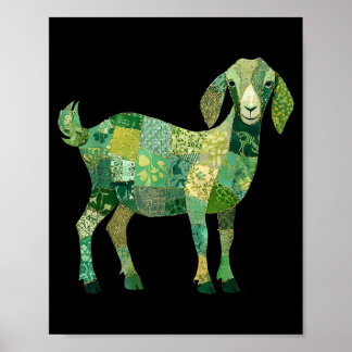 Poster Cabra Leiteira Núbia Patchwork